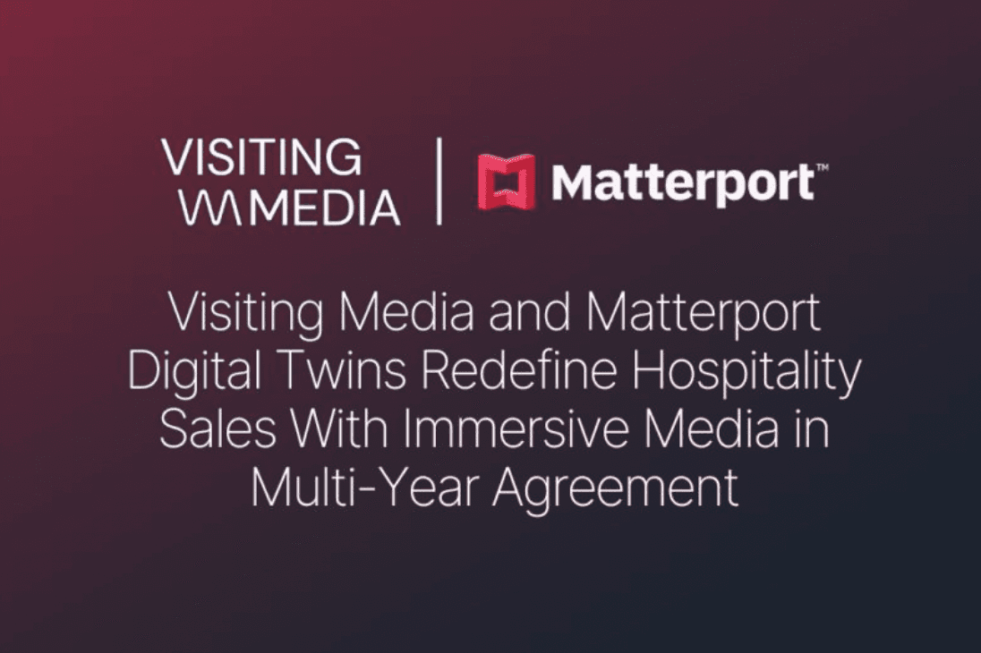 PRESS RELEASE: Visiting Media and Matterport Digital