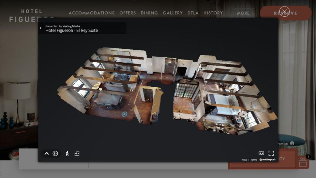What a viewer would see using TrueTour versus no visual platform